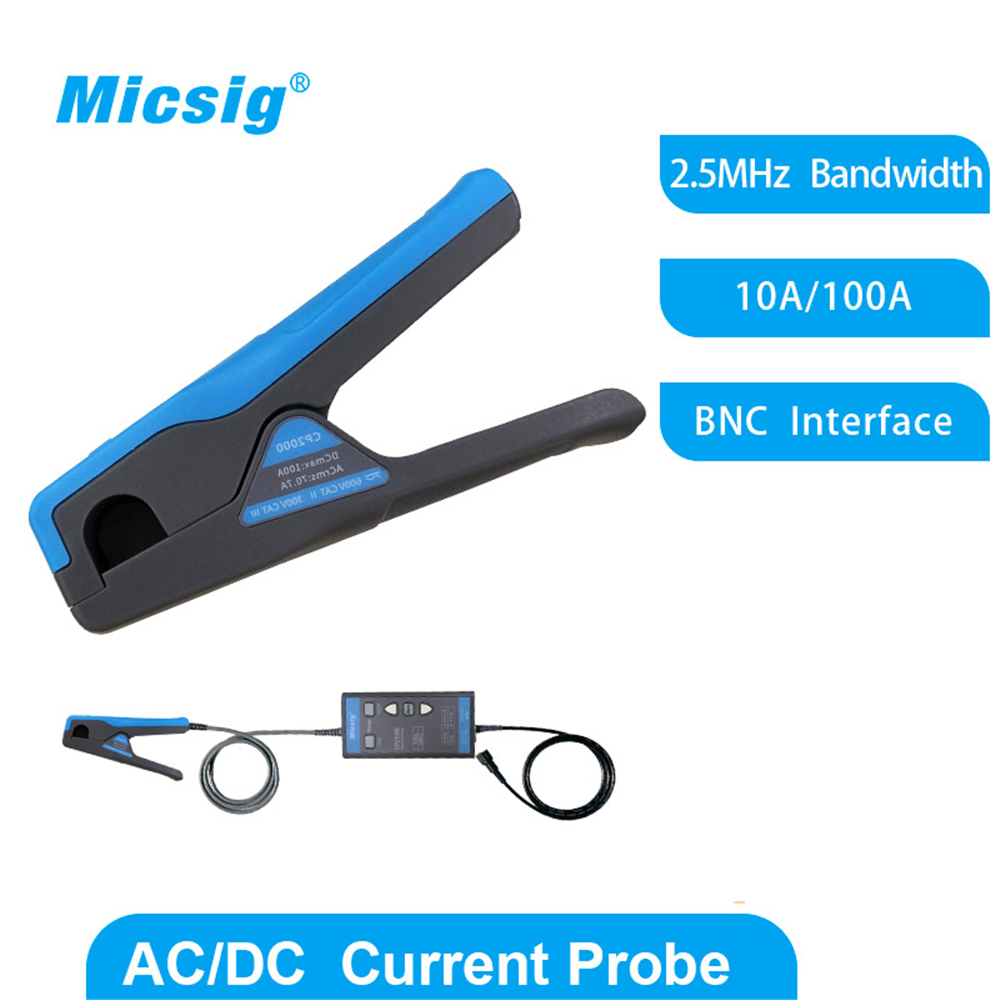 Current Probe Ac Dc 100A - Micsig CP2100A CP2100B AC/DC Current Probes
