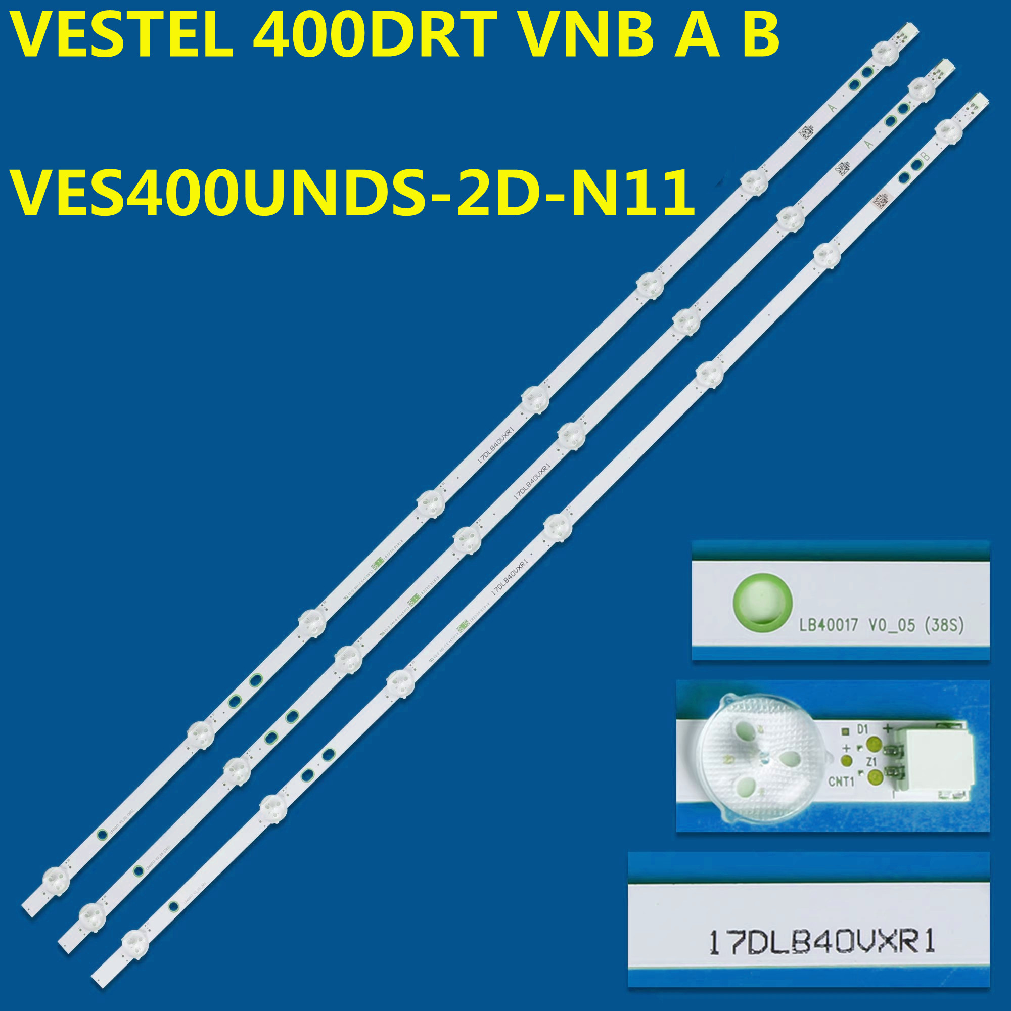 High Voltage Probe 40Kv - LED Strip 7+8 Lamp For 40L3653DB