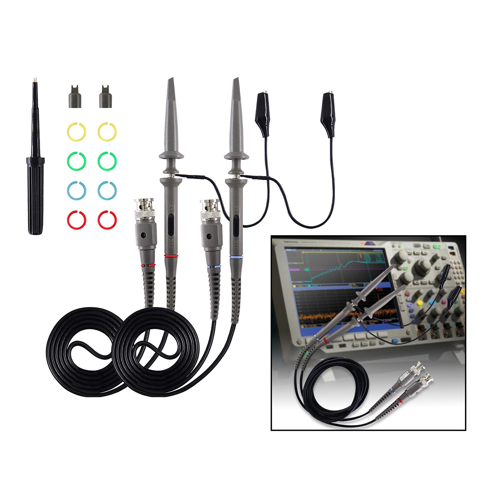 Oscilloscope Probe Kit 200Mhz - Universal Oscilloscope Probe P6100 200mhz Rubber