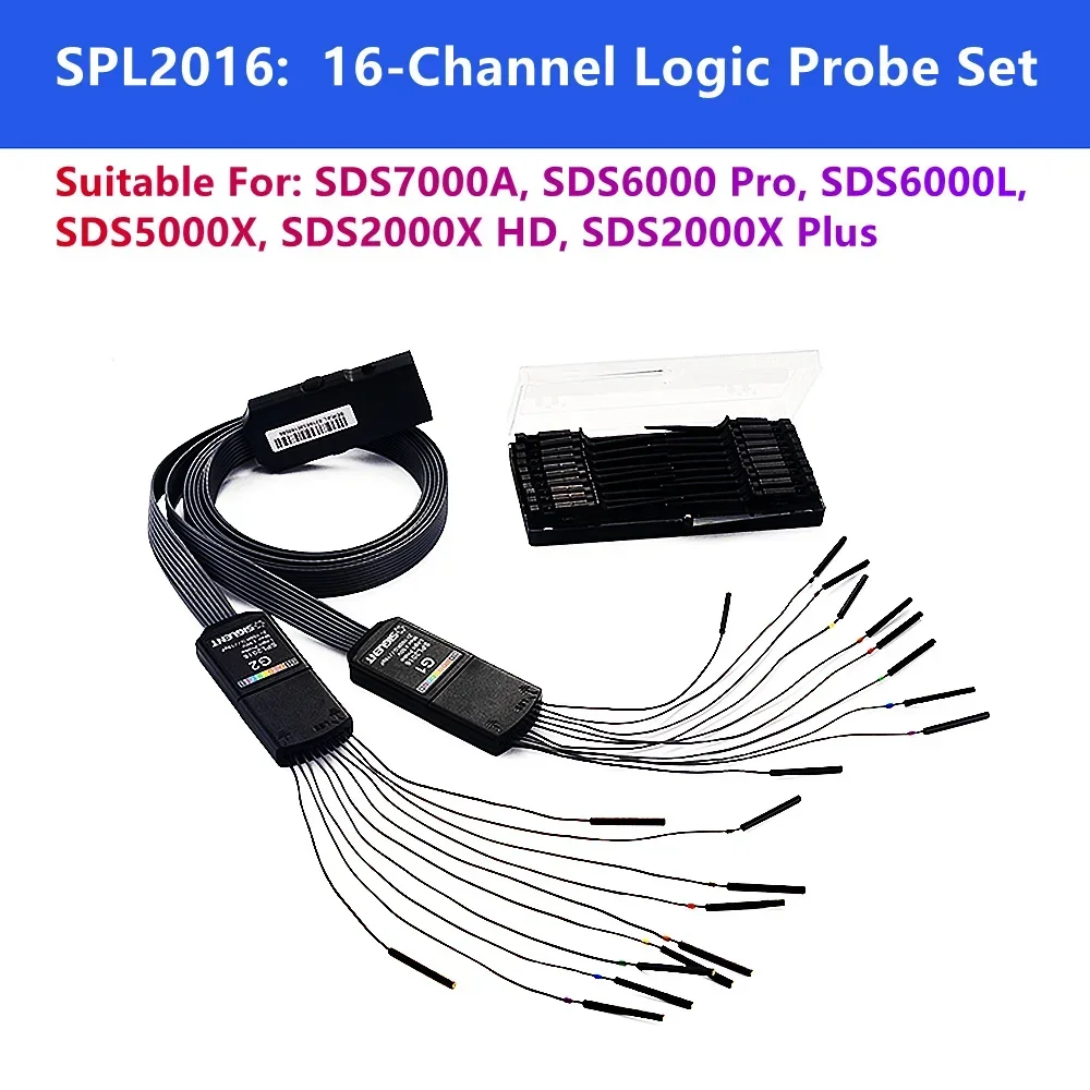 Logic Analyzer Probe 16 Channel - SLA1016 SPL2016 SPL3016 Oscilloscope 16 Channel