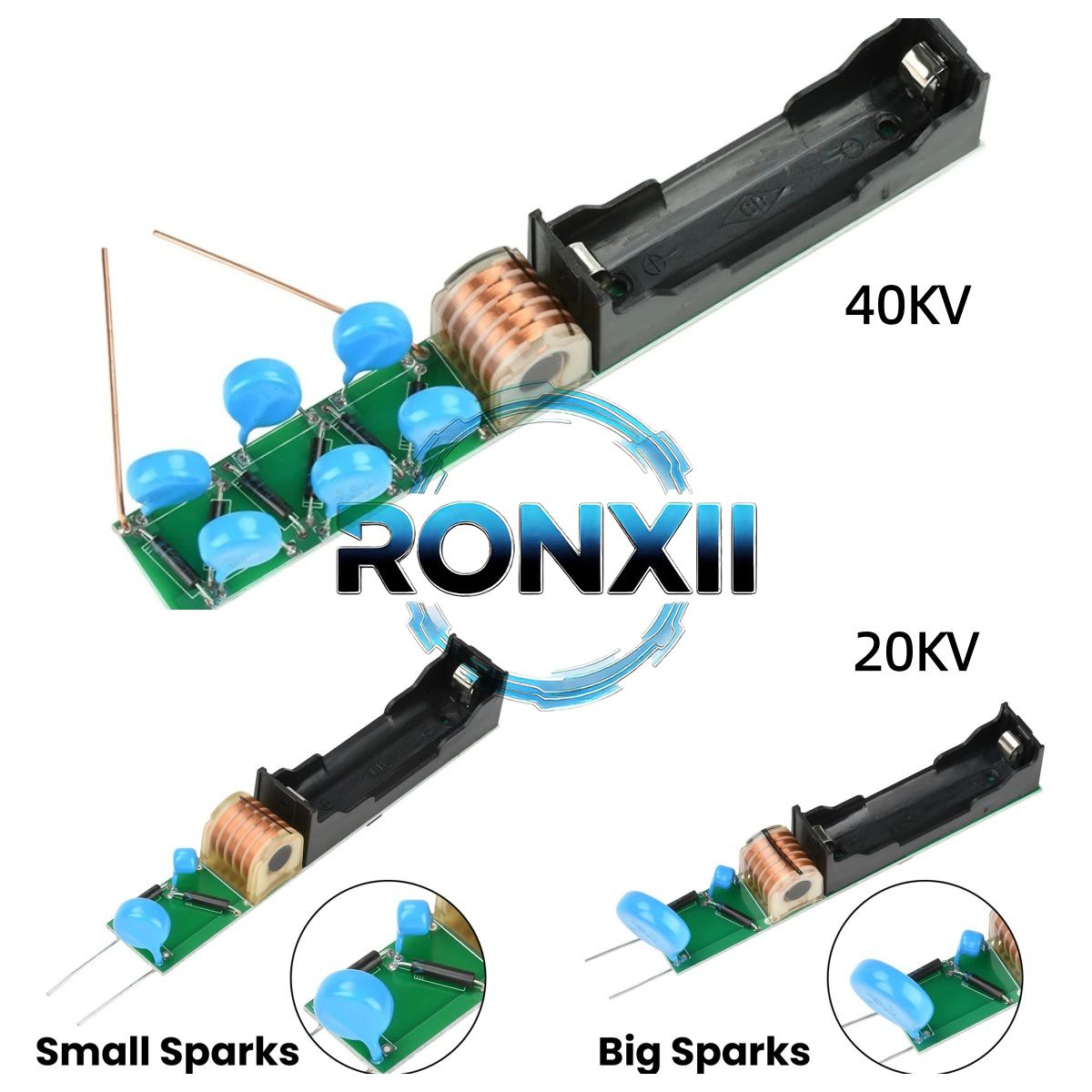 High Voltage Probe 40Kv - Integrated Battery Compartment 20KV/40KV High-power High