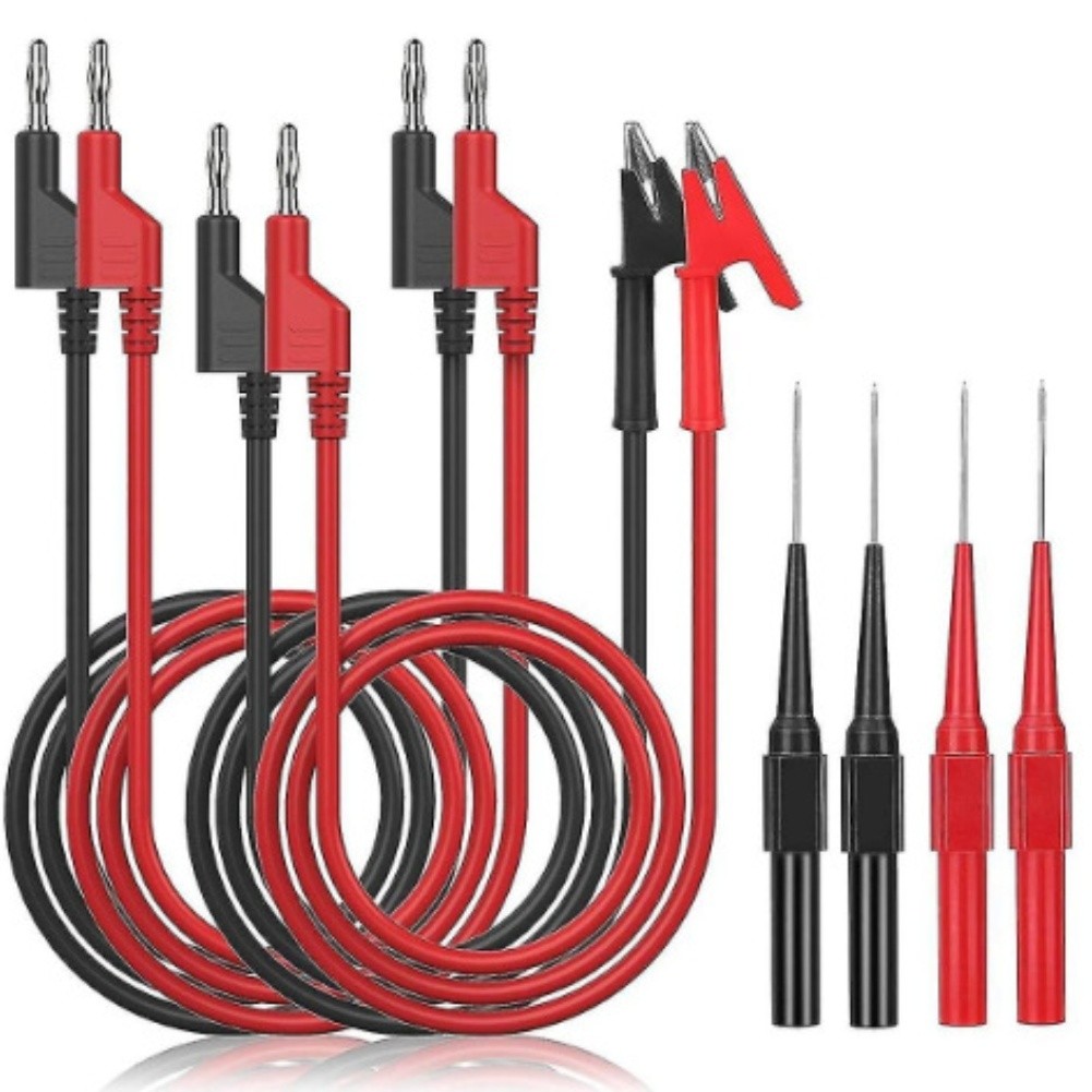 Red Multimeter Test Kit Electr - Probe Tip Accessory Kit ulasan dan harga