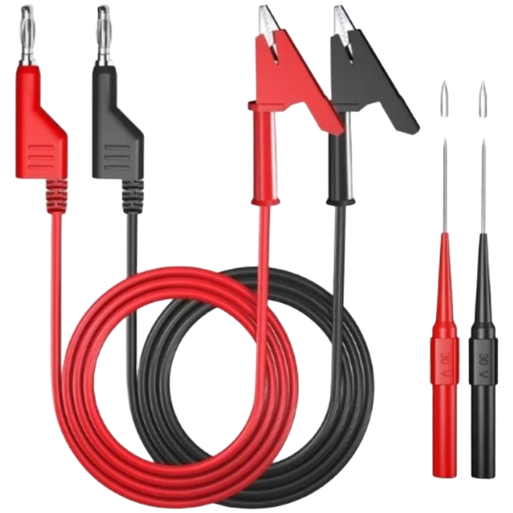 Red Multimeter Test Kit Electr - Probe Tip Accessory Kit ulasan dan harga