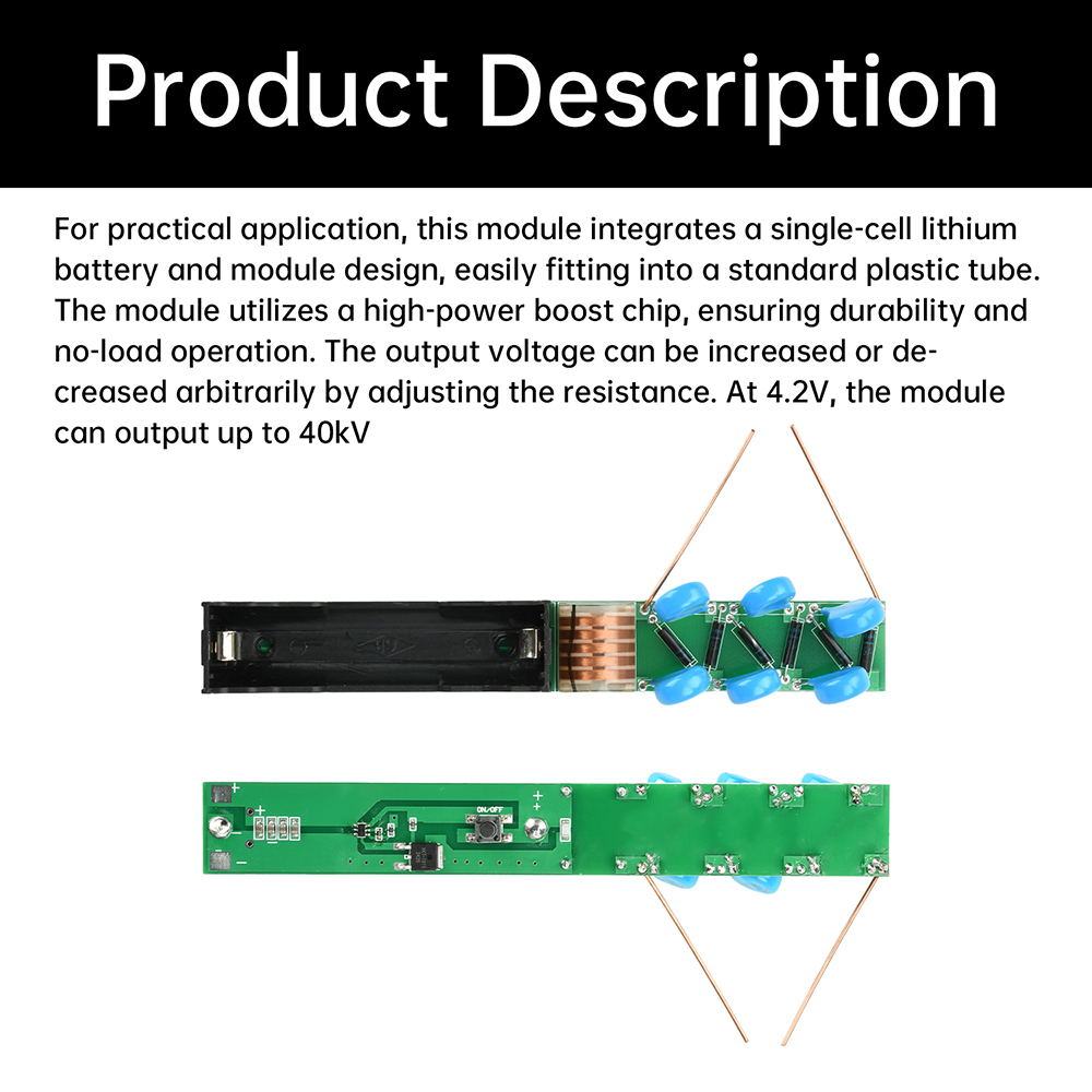 DC 3.7V 40KV Battery Integrate - High Voltage Probe 40Kv ulasan dan harga