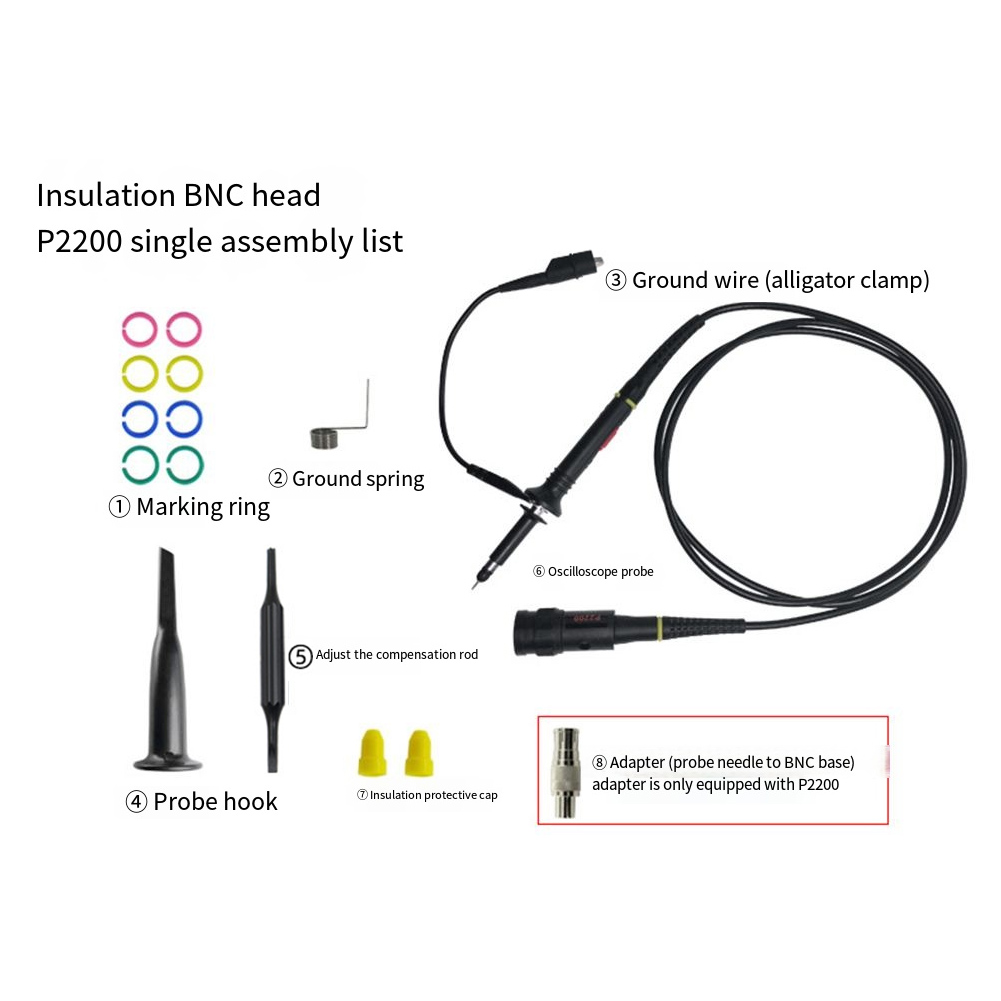 Adjustable Attenuation 200MHz  - Oscilloscope Probe Kit 200Mhz ulasan dan harga
