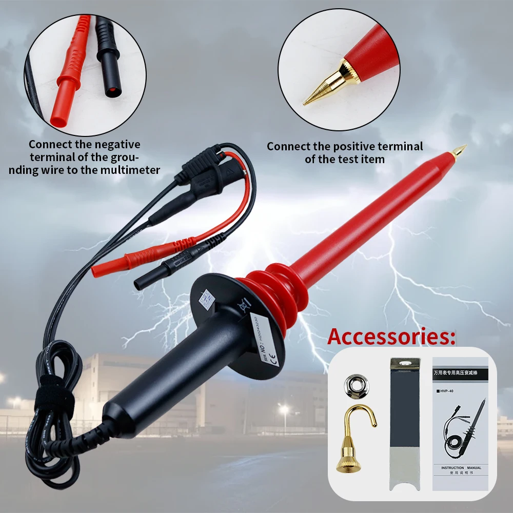HPV-40 High Voltage 40KV Multi - High Voltage Probe 40Kv ulasan dan harga