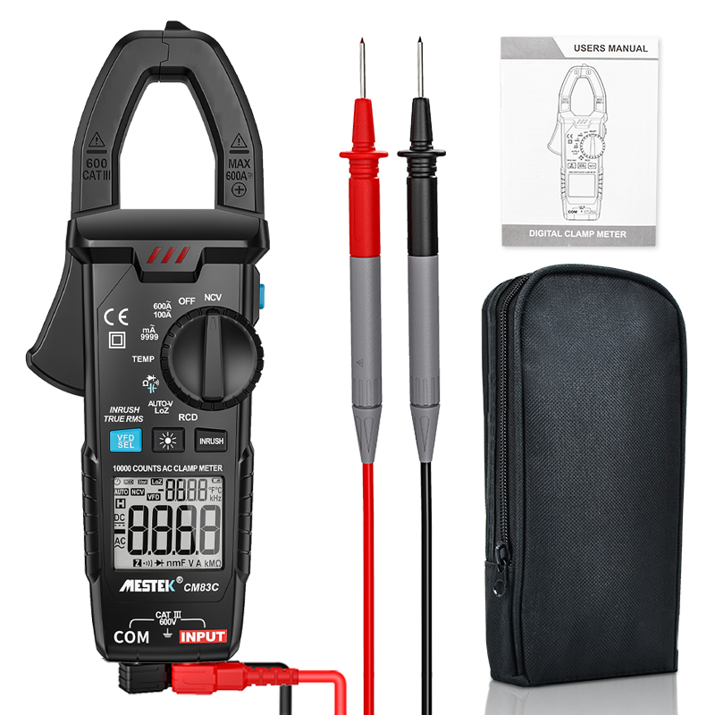 MESTEK 600A AC/DC Voltage Ohm  - Current Clamp Probe 600A ulasan dan harga