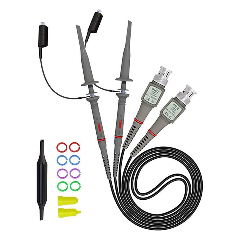 【LIMITED EDITION】8 Pack Univer - Oscilloscope Probe 100Mhz 10X ulasan dan harga