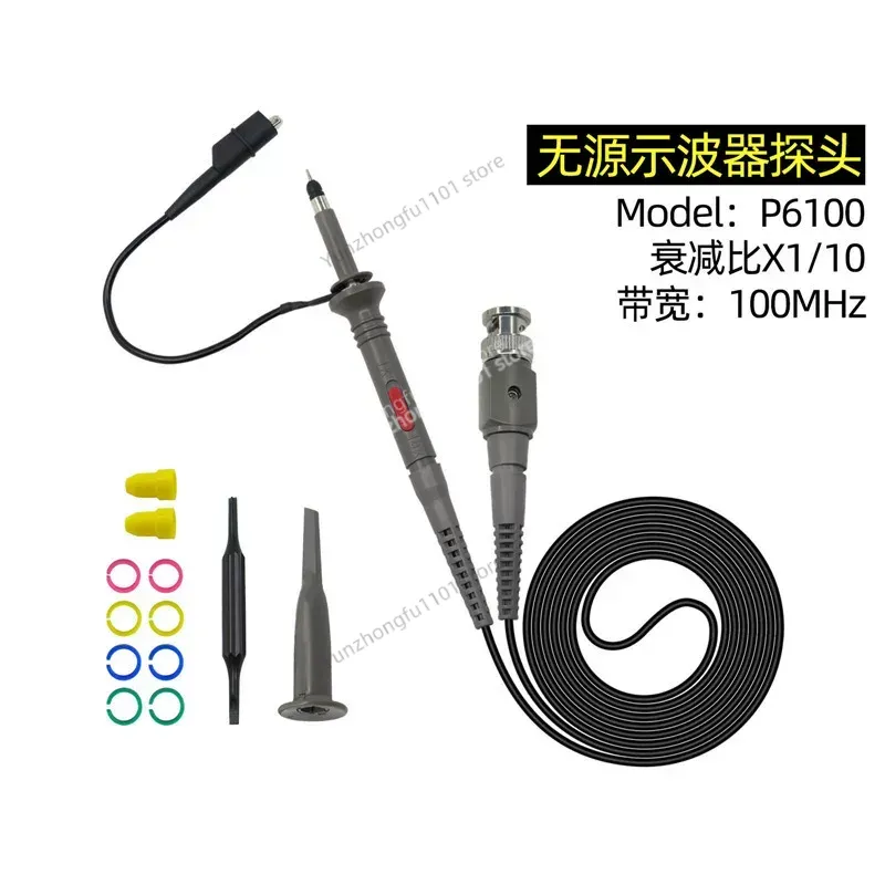 1pc P6100 100MHz / P2200 (200M - Oscilloscope Probe 100Mhz 10X ulasan dan harga