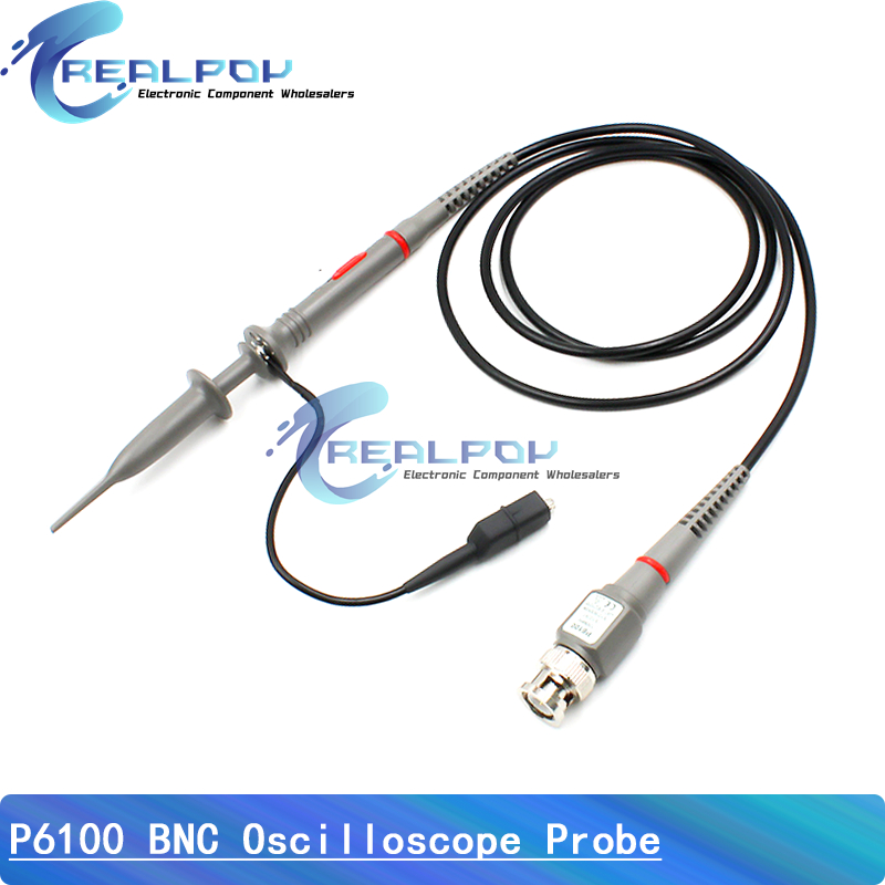 1pcs/2pcs P6100 BNC Oscillosco - Oscilloscope Probe 100Mhz 10X ulasan dan harga