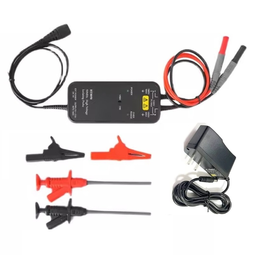 HT8050 HT8100 High Voltage Dif - Differential Probe 100Mhz 1300V ulasan dan harga