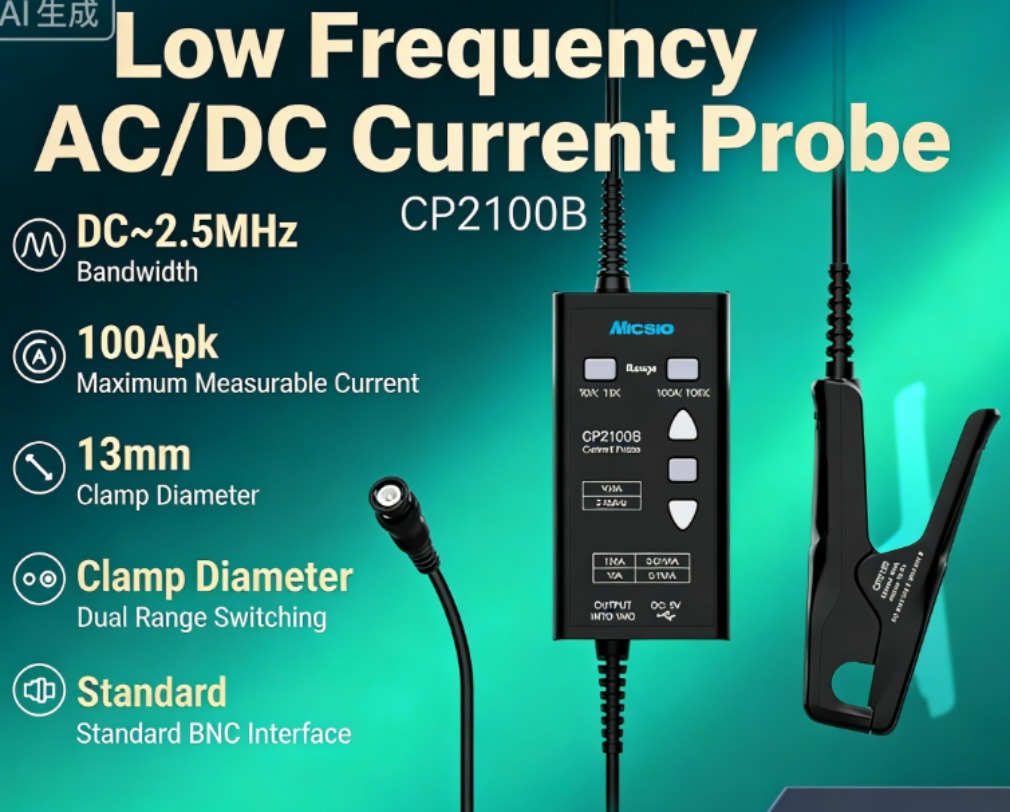 1pc Micsig Digital CP2100B Osc - Current Probe Ac Dc 100A ulasan dan harga