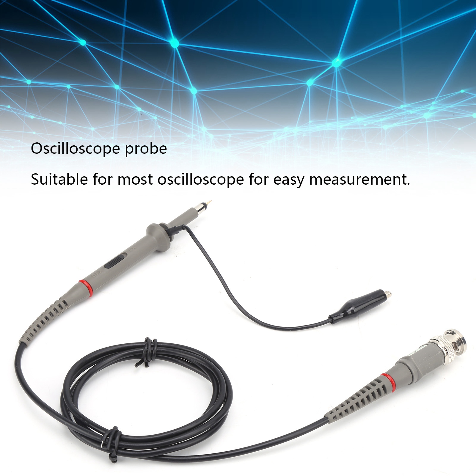 1X/10X Oscilloscope Probe P610 - Oscilloscope Probe 100Mhz 10X ulasan dan harga