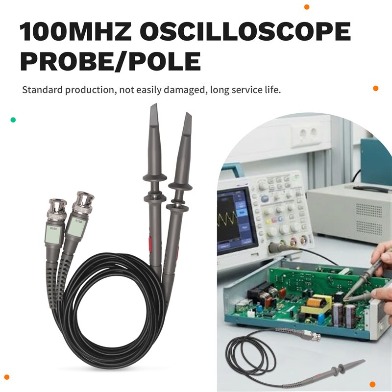 A27F-2Pc P6100 BNC Oscilloscop - Oscilloscope Probe 100Mhz 10X ulasan dan harga