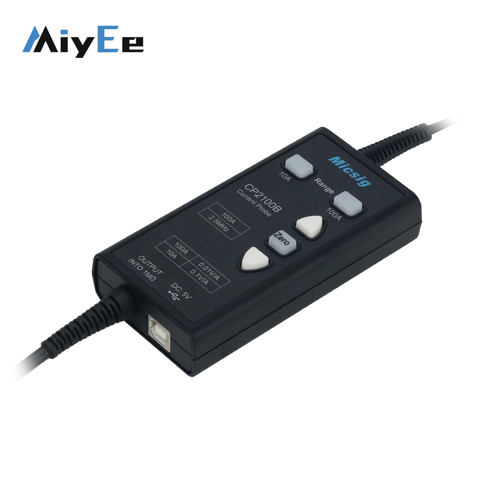 Micsig  2.5MHz / 800KHz 10A/10 - Current Probe Ac Dc 100A ulasan dan harga