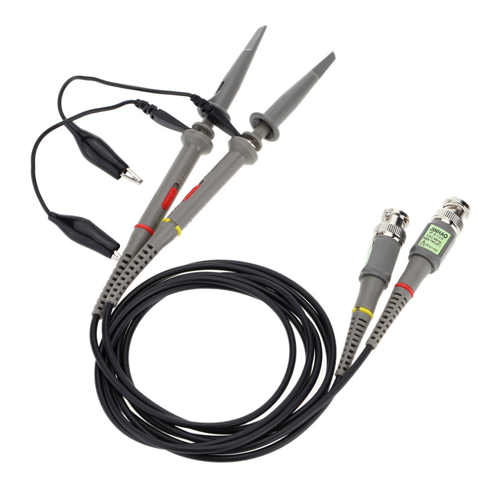 2pcs P6100 BNC Oscilloscope Pr - Oscilloscope Probe 100Mhz 10X ulasan dan harga