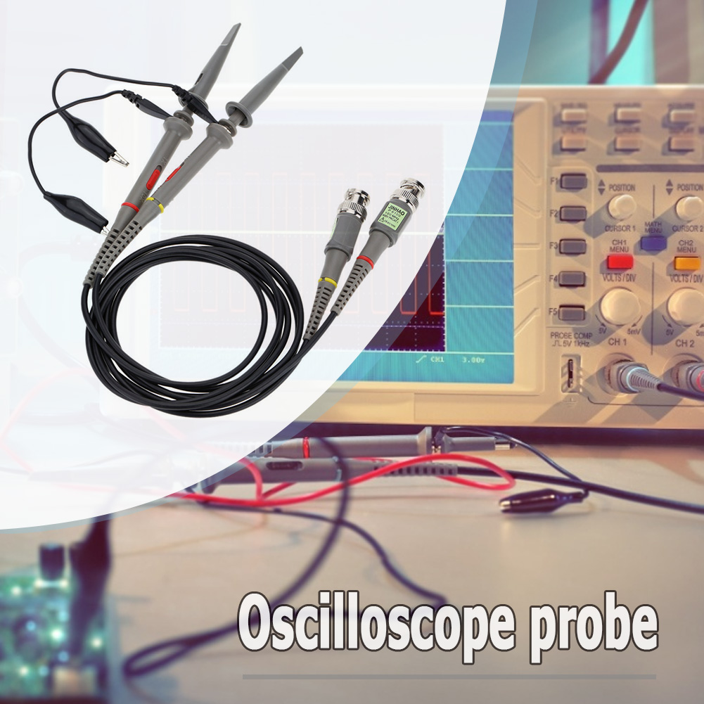 2pcs P6100 BNC Oscilloscope Pr - Oscilloscope Probe 100Mhz 10X ulasan dan harga