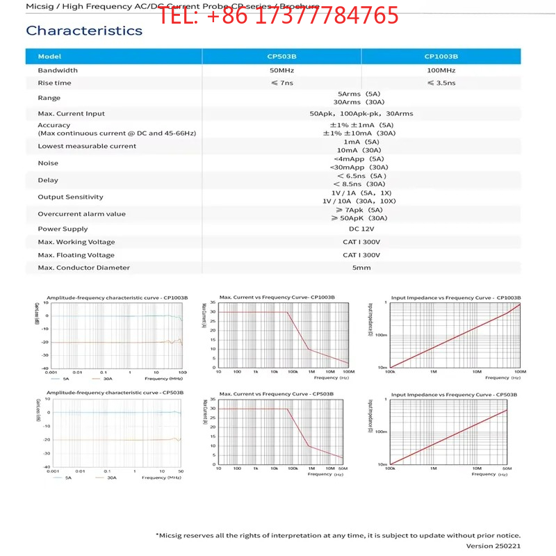 Mic CP 1003 B CP 503 B AC/DC C - Current Probe Ac Dc 100A ulasan dan harga