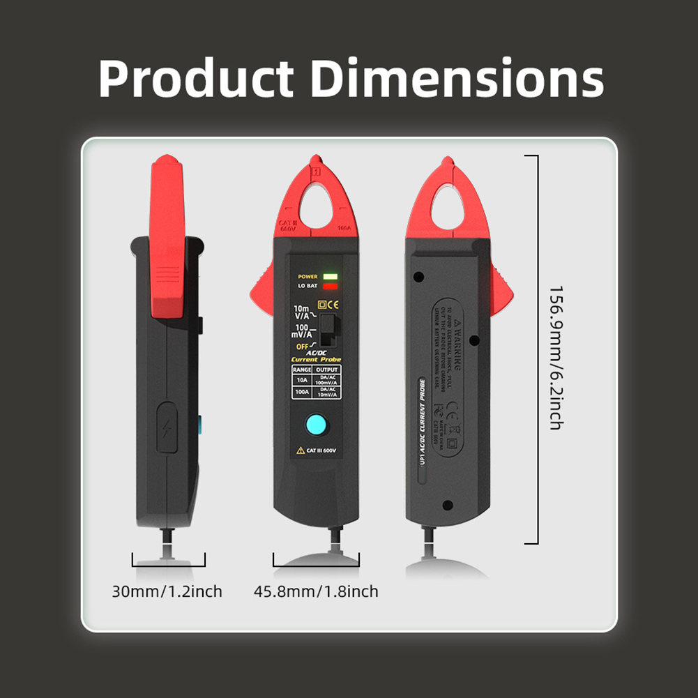 UP1 AC DC Current Clamp Meter  - Current Probe Ac Dc 100A ulasan dan harga