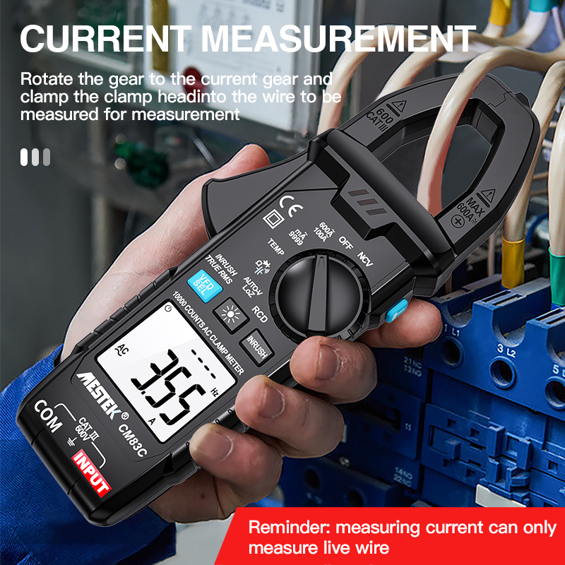 MESTEK 600A AC/DC Voltage Ohm  - Current Clamp Probe 600A ulasan dan harga