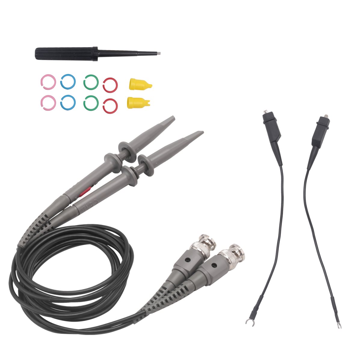 [2026 Trend]2Pc P6100 BNC Osci - Oscilloscope Probe 100Mhz 10X ulasan dan harga